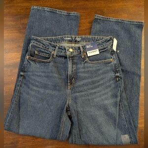 Old Navy Women's Flare & Wide Leg Jeans - Dark Blue